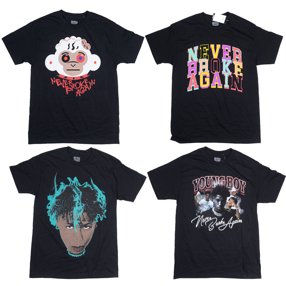 NEVER BROKE AGAIN ASSORTED T-SHIRTS