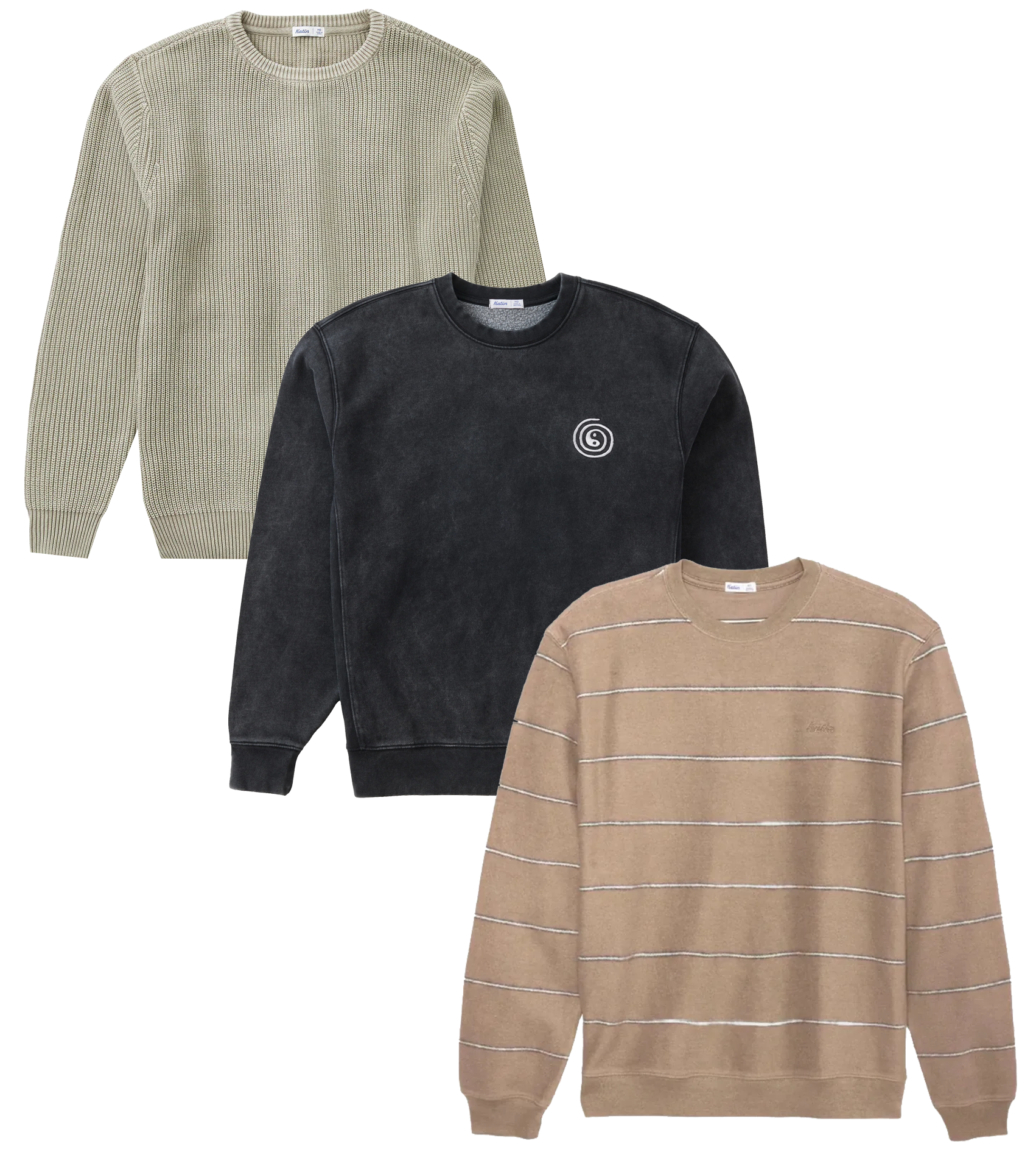 【EZKATON】ED collar sweatshirts Wholesale KATIN ASSORTED HOODIES ASST - KTNHD07 for Sale