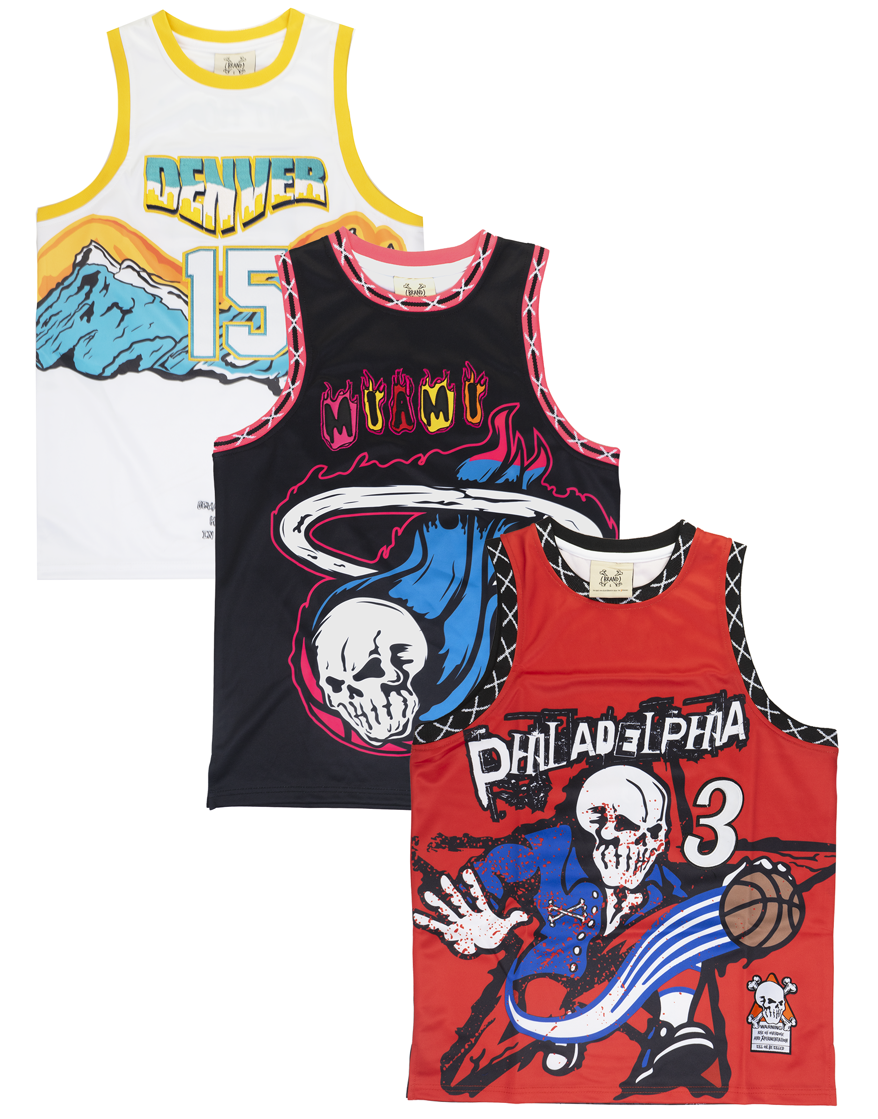 YOUTH BRAND X ASSORTED BASKETBALL JERSEY ASST - BX-YBBJ-ASST