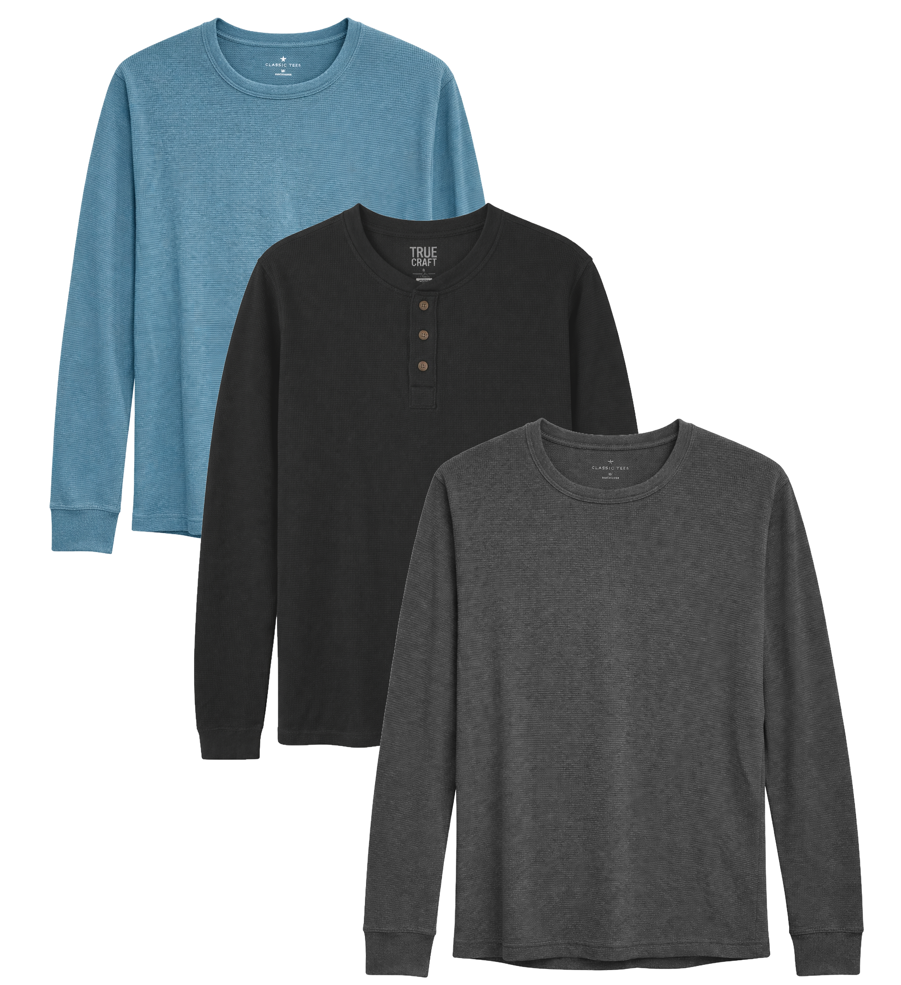 TRUE CRAFT ASSORTED L/S THERMAL SHIRTS ASST - TCLS01 / OP3179