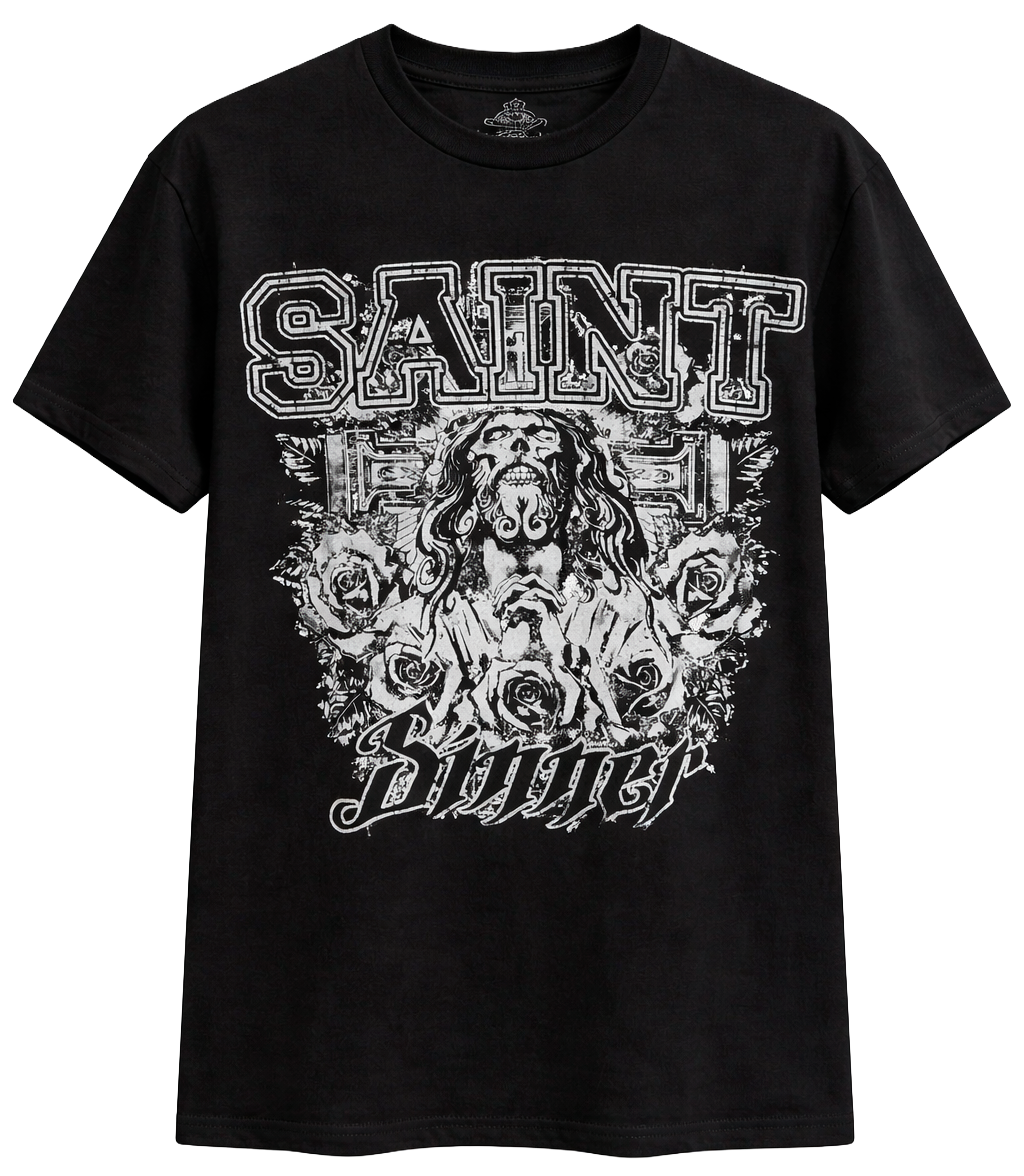 LA FAMILIA PREMIUM GRAPHIC T-SHIRT BLACK - LFFA24SS001 - Steal Deal