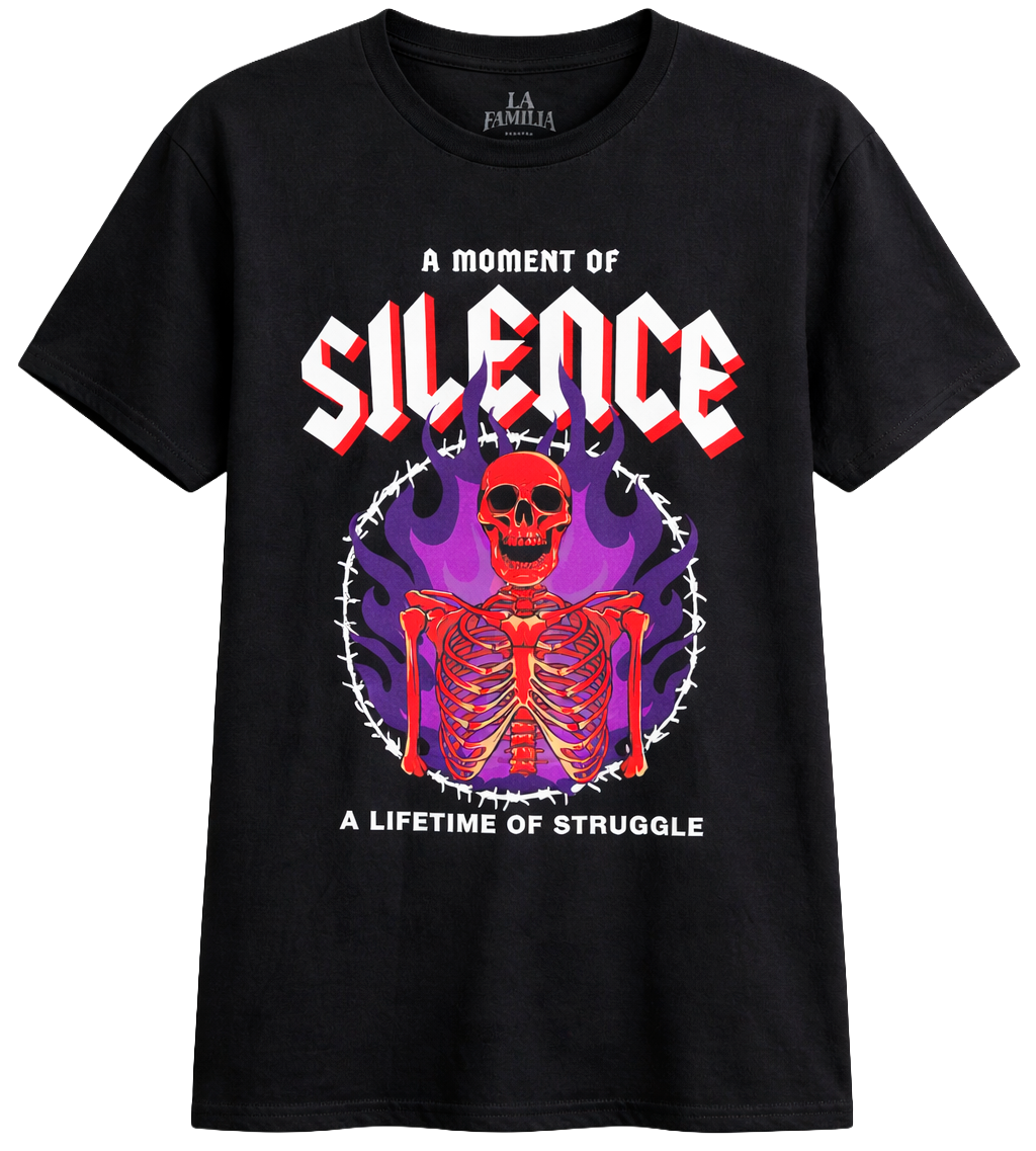 LA FAMILIA GRAPHIC T-SHIRT BLACK - LFFA22SS02 - Steal Deal