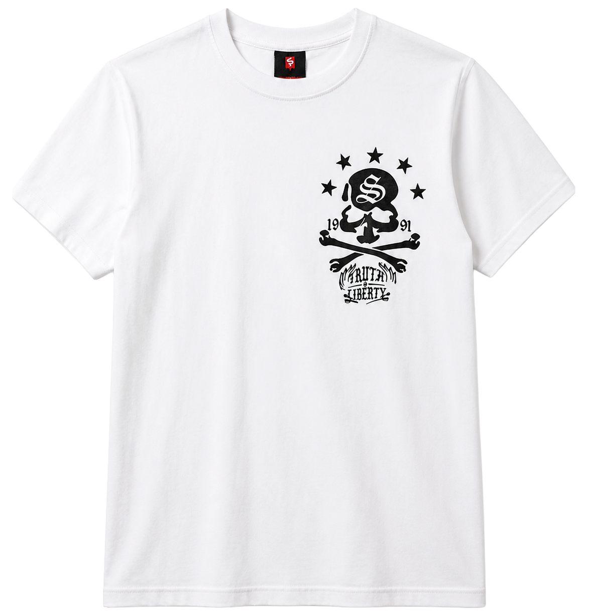 SOUTH POLE PREMIUM GRAPHIC T-SHIRT WHITE - SM450112