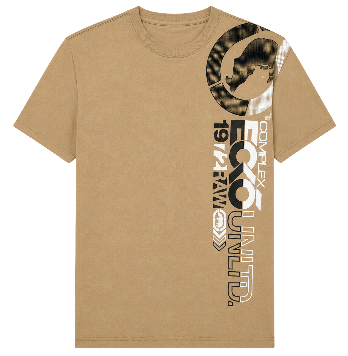 ECKO UNLTD GRAPHIC T-SHIRT KHAKI - EO33T95