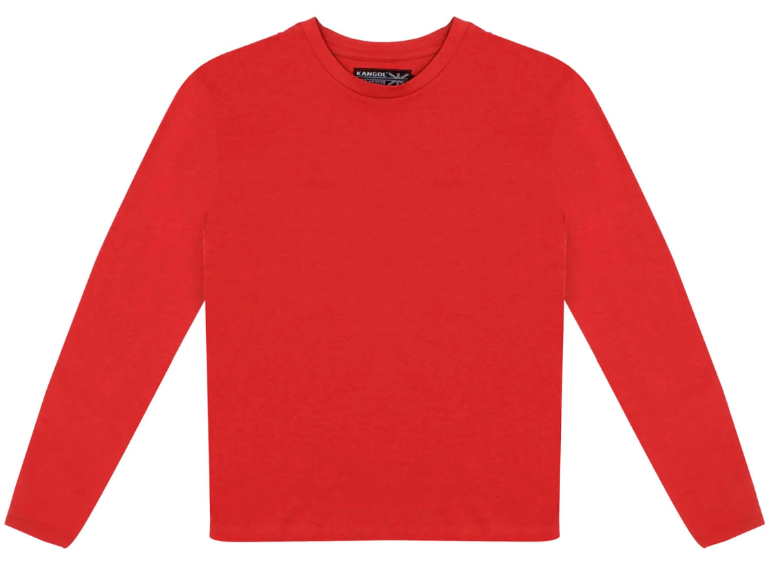 KANGOL CREWNECK SWEATSHIRT CHERRY RED - K96147