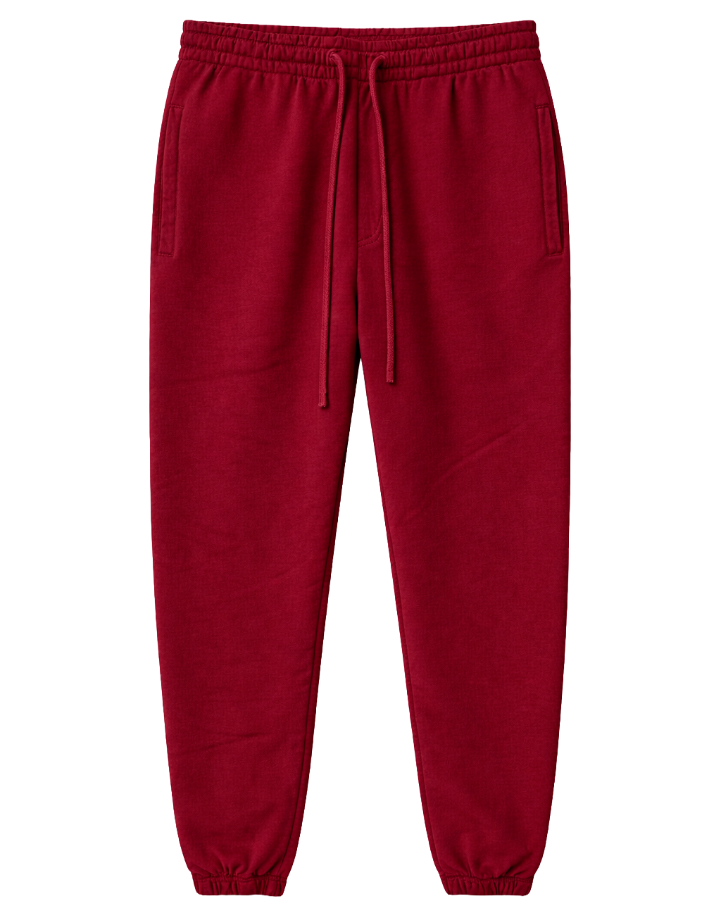 LA FAMILIA HEAVYWEIGHT JOGGER PANTS BURGUNDY - LFSP23KB001 - Steal Deal