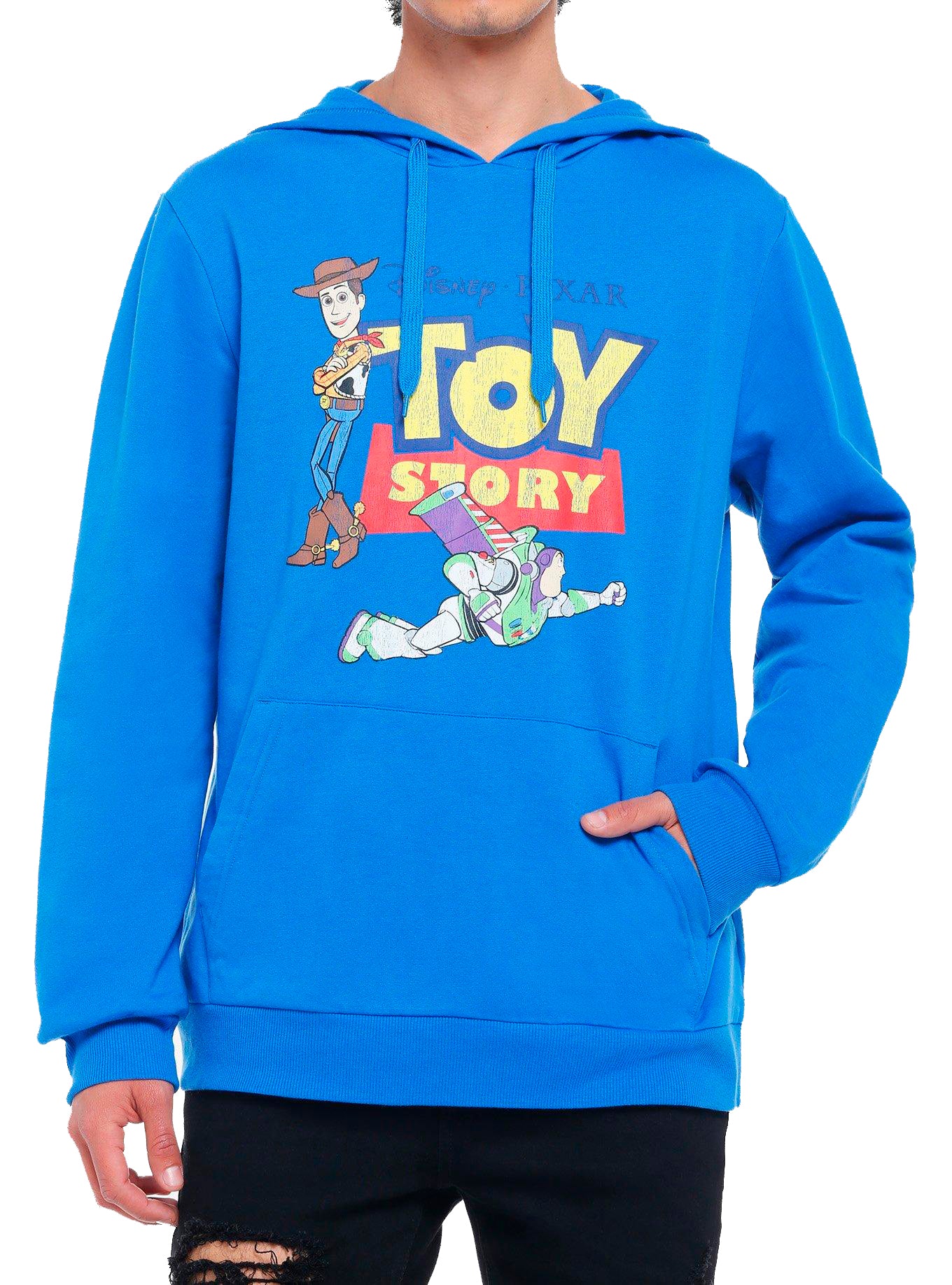 LICENSED DISNEY TOY STORY HOODIE SWEATSHIRT BLUE - 2DNY7186