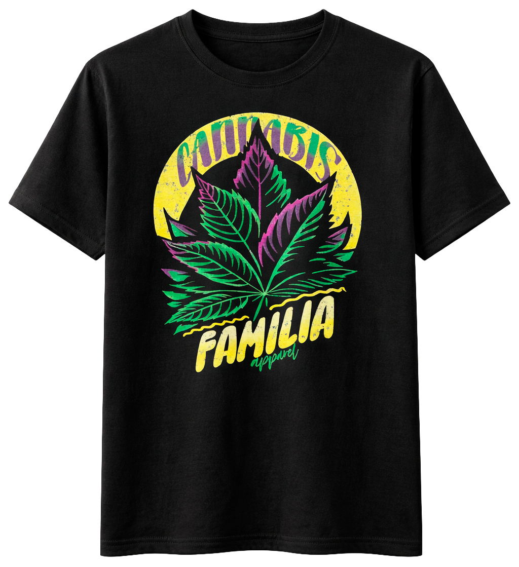 LA FAMILIA GRAPHIC T-SHIRT BLACK - LFFA23SS02 - Steal Deal