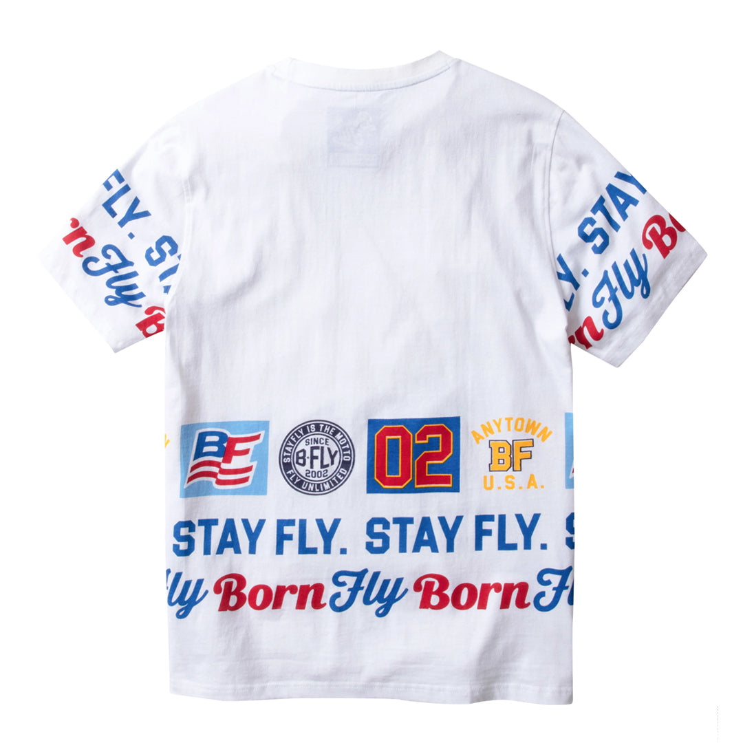 Born Fly White Short Sleeve Shirt - 2208T4483
