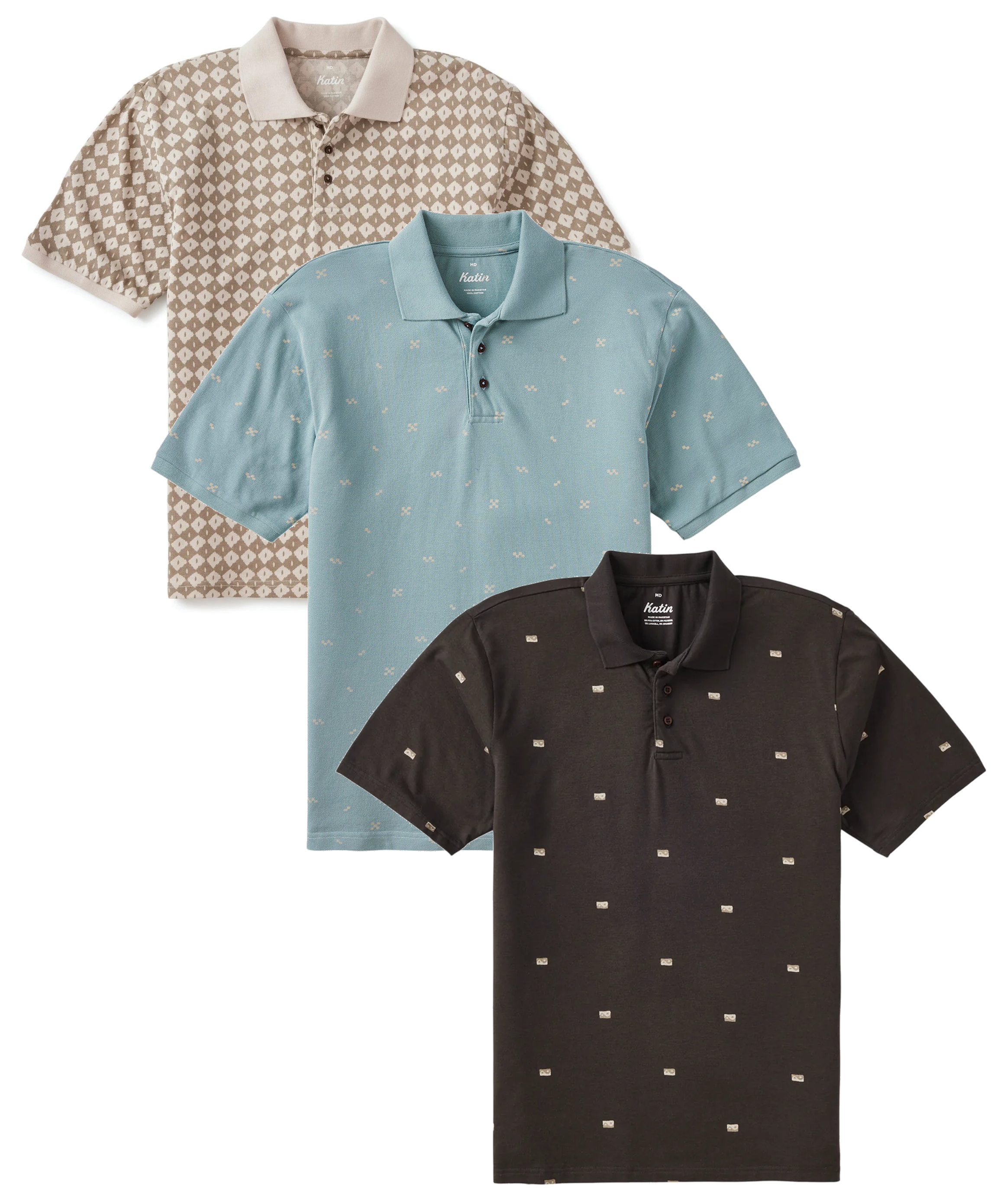 KATIN S/S POLO SHIRT ASST - KTNSP07