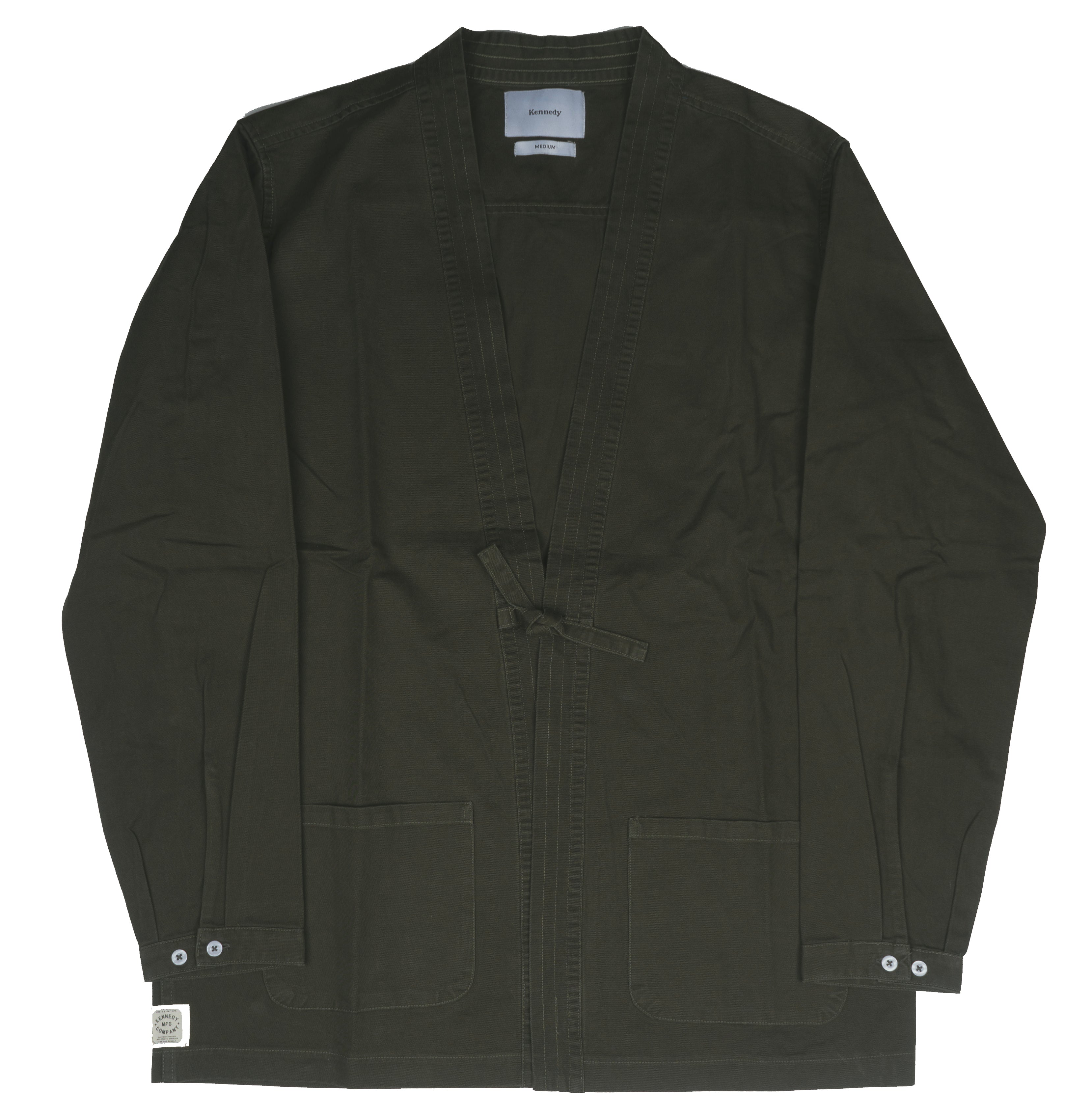 KENNEDY MFG KIMONO OLIVE - NH-1902-BS