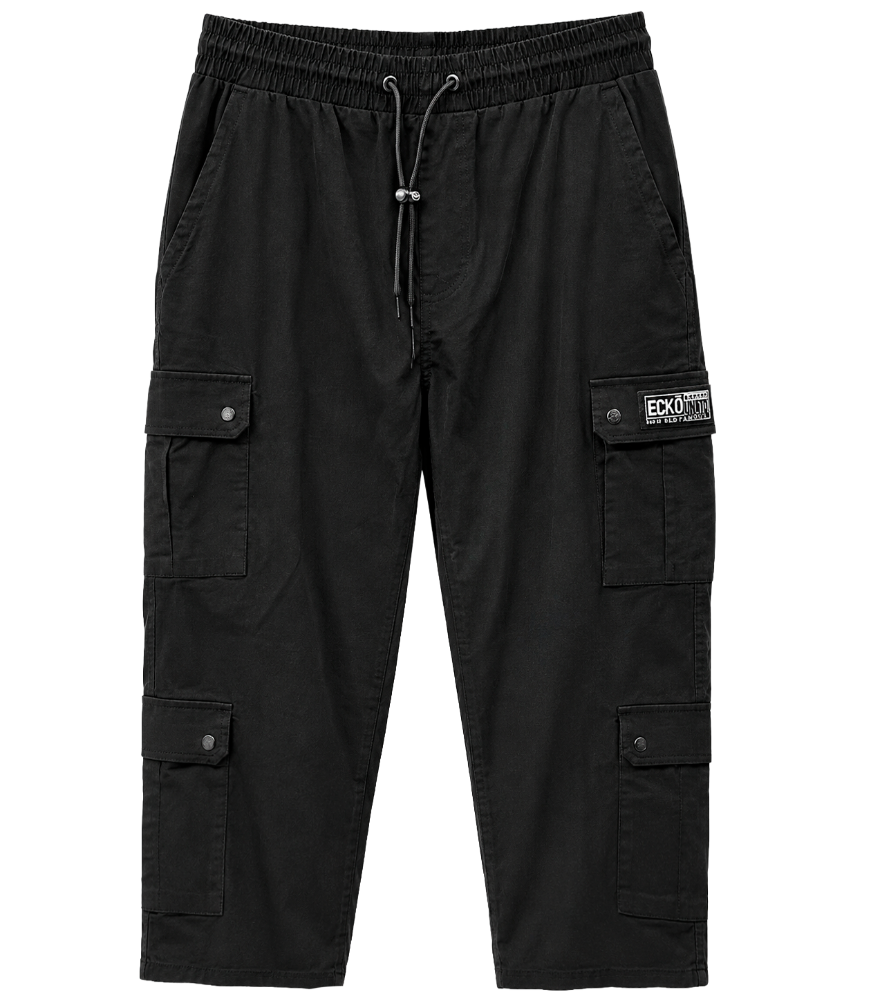 ECKO UNLTD RELAXED CARGO PANTS BLACK - EO15B231