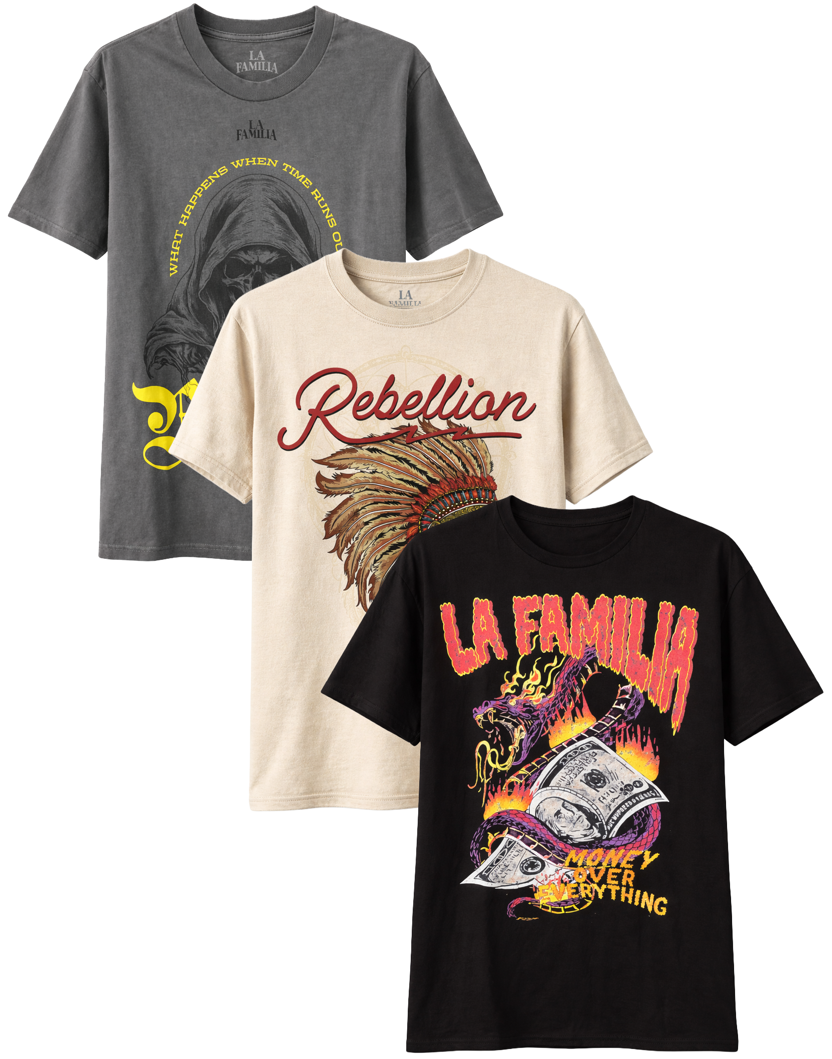 LA FAMILIA ASSORTED PREMIUM T-SHIRTS ASST - LFSSTA - Steal Deal