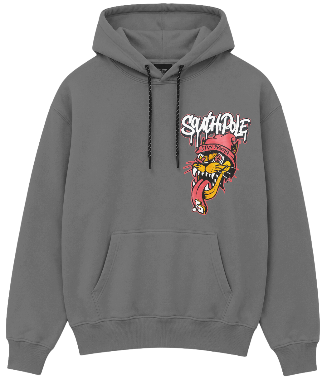 SOUTH POLE GRAPHIC HOODIE ASPHALT - SM451623