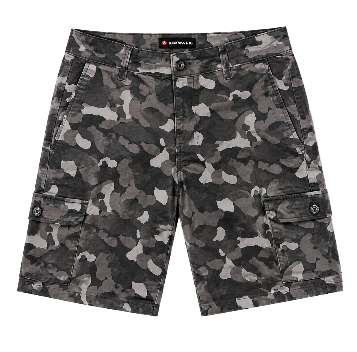 AIRWALK CARGO SHORTS BLACK CAMO - AWM0120USW