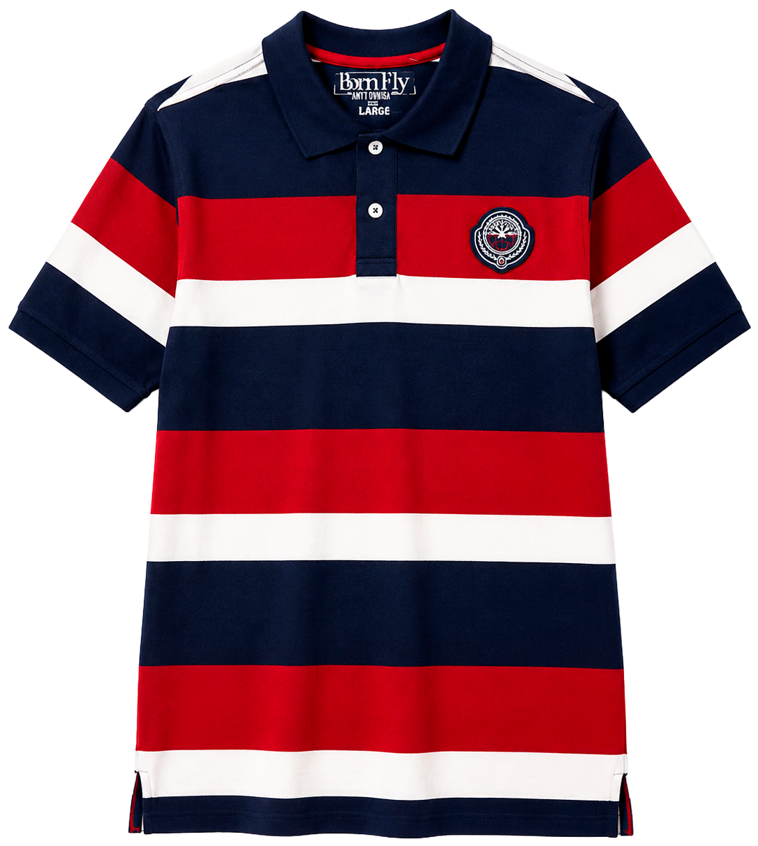 BORN FLY ASSORTED S/S POLO SHIRT ASST - BFPL26