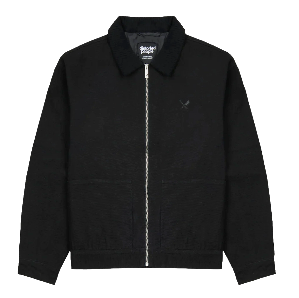 DISTORTED PEOPLE ATHLETIQUE JACKET BLACK - 4507