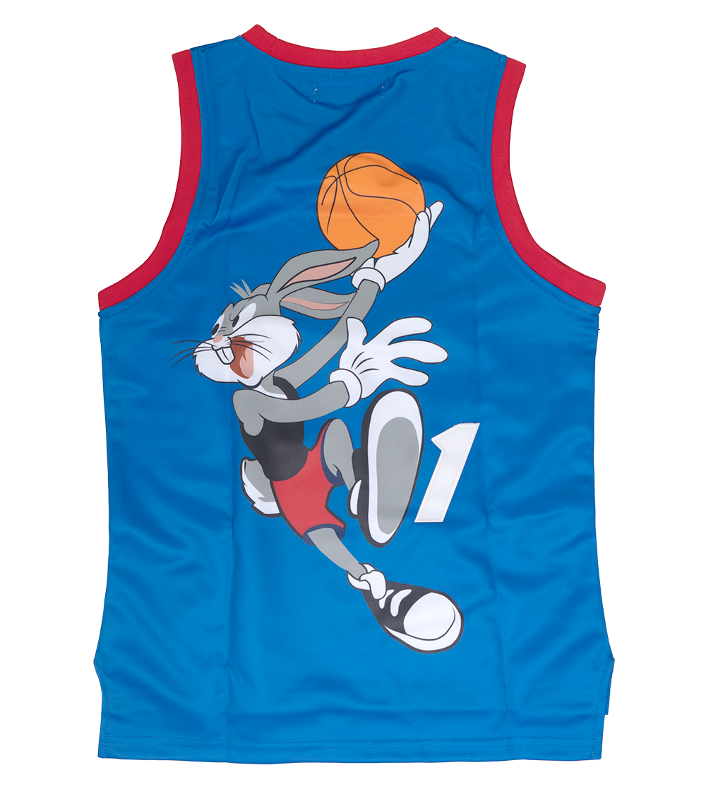 YOUTH HEADGEAR TUNE SQUAD BASKETBALL JERSEY BLUE - HGC029-YBBJ-04