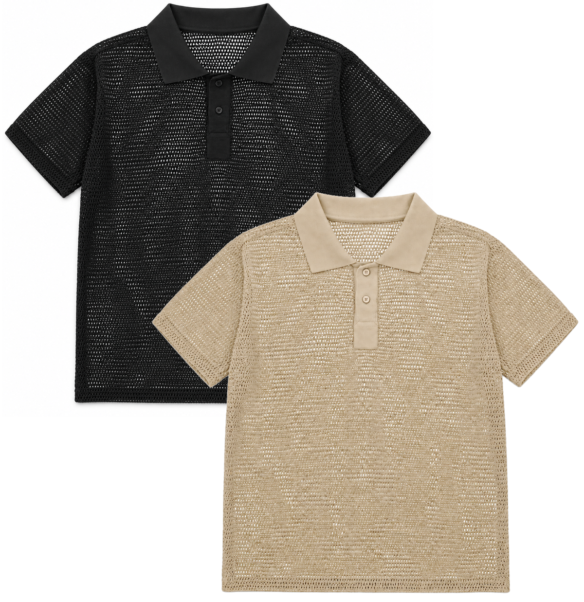 RING SPUN ASSORTED S/S POLO SHIRTS ASST - 341-142