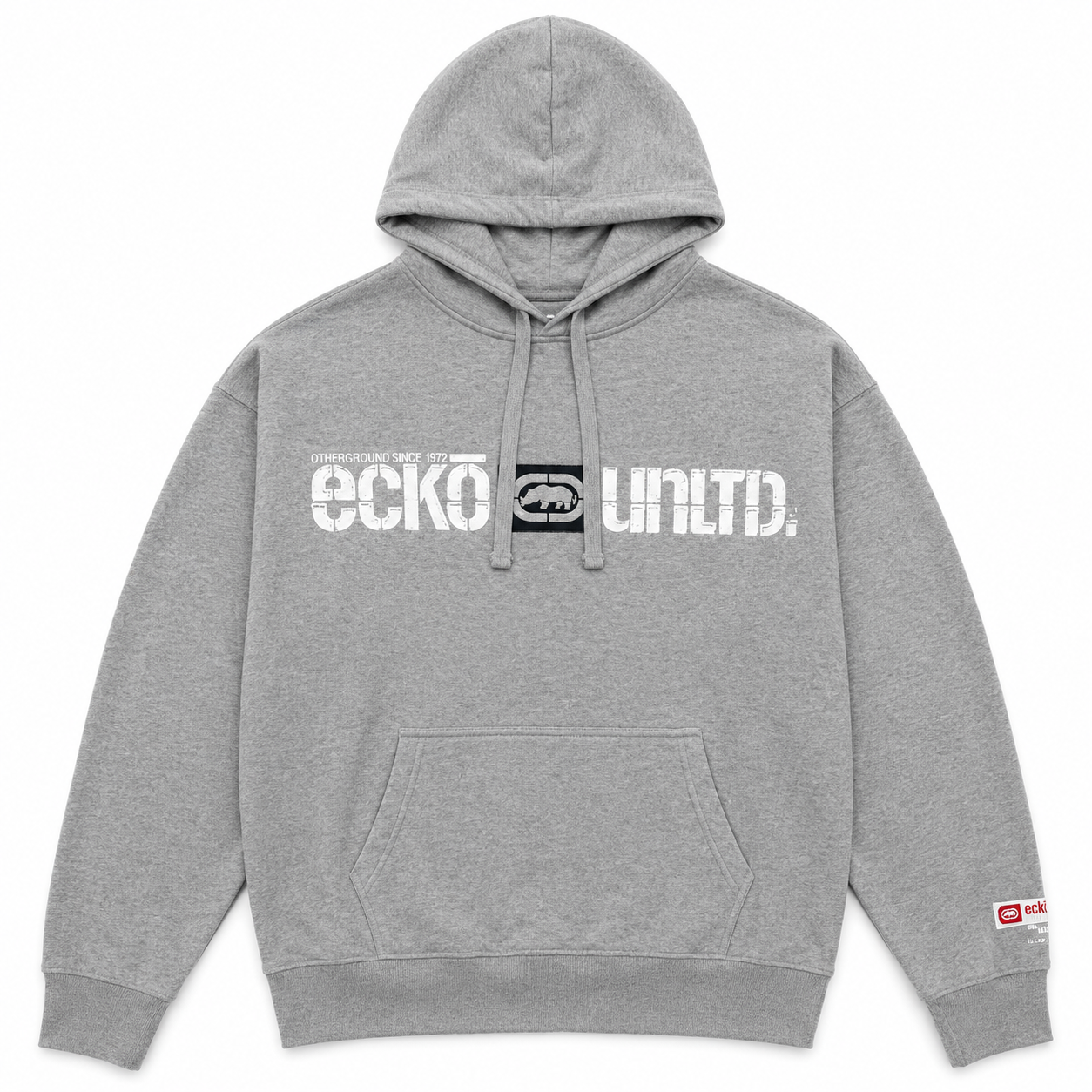 ECKO UNLTD PREMIUM HOODIE H GREY - EO35H1521