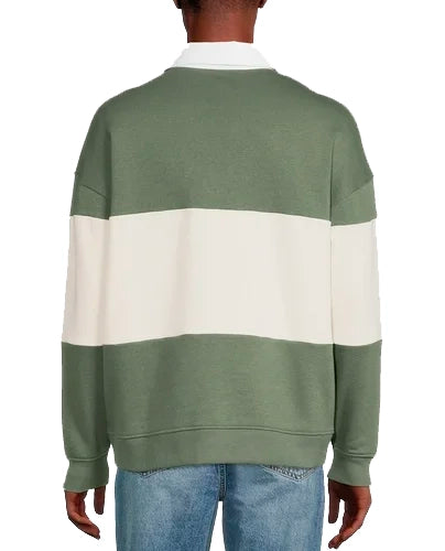 NO BOUNDARIES L/S POLO SWEATSHIRT GREEN - NB14100095934