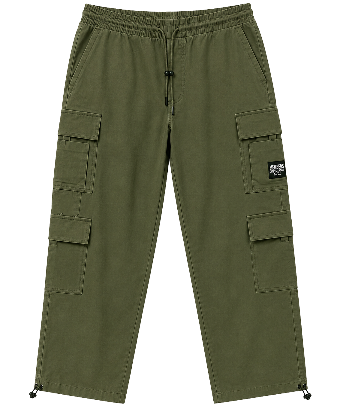 ECKO UNLTD CARGO NYLON PANTS OLIVE - EO15B210