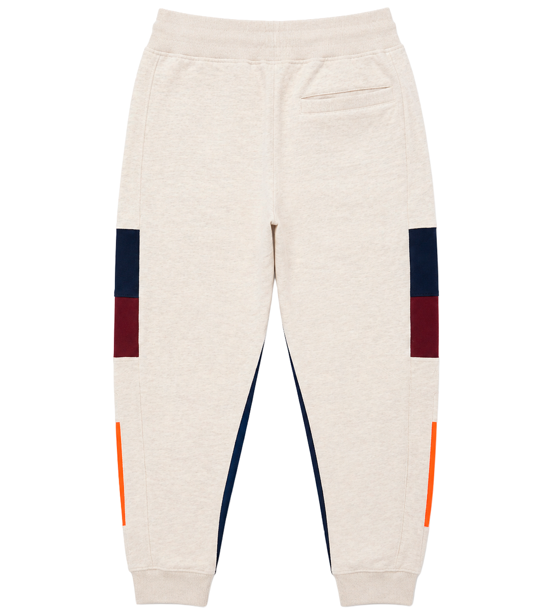BORN FLY GRAPHIC JOGGER PANTS OATMEAL - 2111B4227
