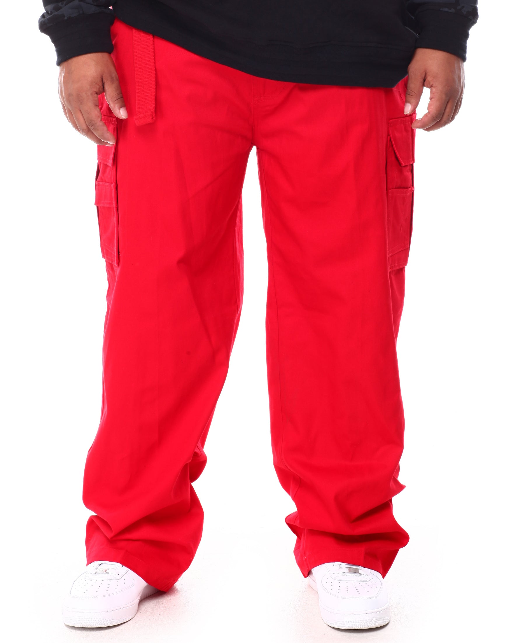 REGAL WEAR - CARGO TWILL PANTS WITH BELT