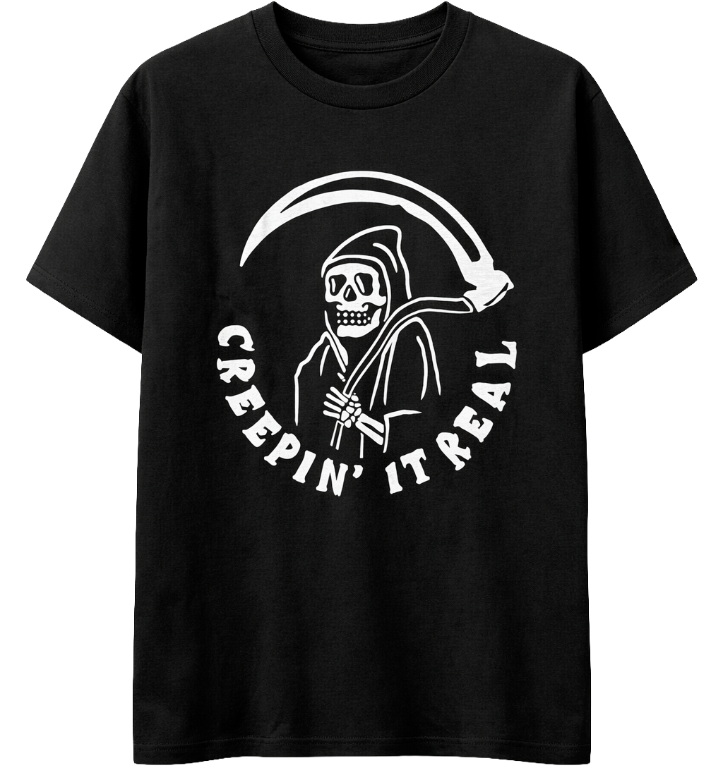 LICENSED GRAPHIC T-SHIRT BLACK - CREEP