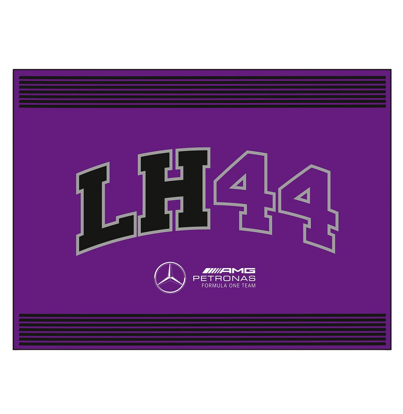 FORMULA 1 MERCEDES AMG HAMILTON BANNER FLAG PURPLE - PETRONAS F1