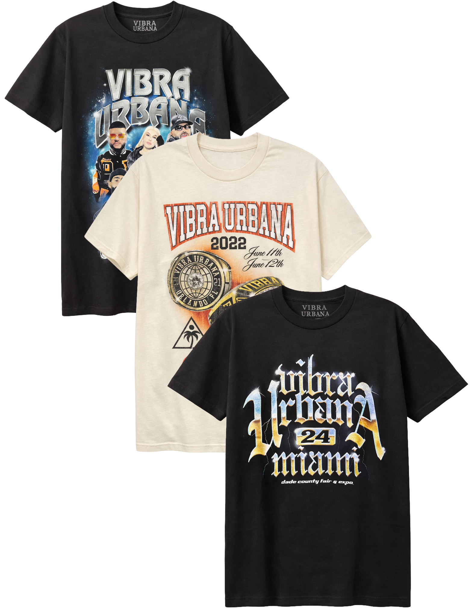 VIBRA URBANA ASSORTED GRAPHIC T-SHIRTS ASST - VUTEEA