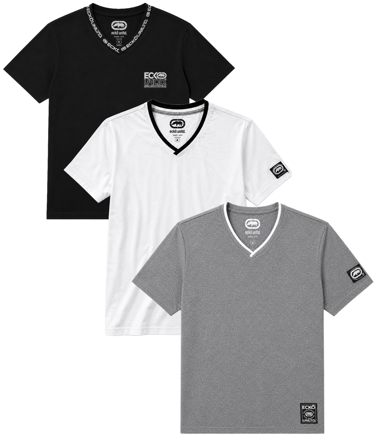 ECKO UNLTD ASSORTED V-NECK T-SHIRTS ASST - ECKVNTA