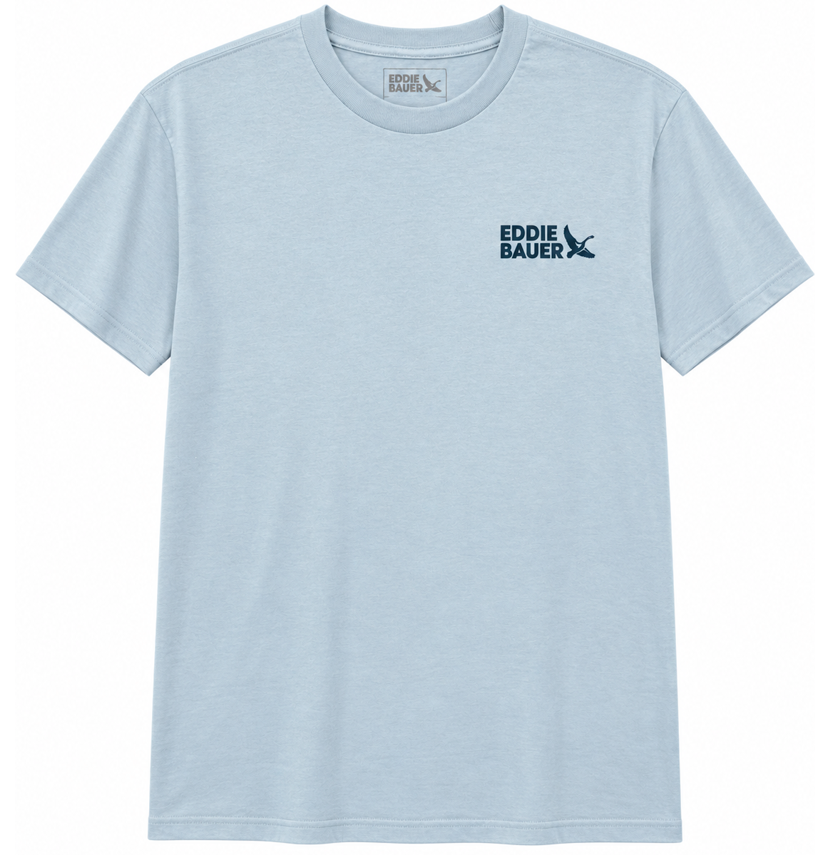 EDDIE BAUER GRAPHIC T-SHIRT LT BLUE - DOGGO