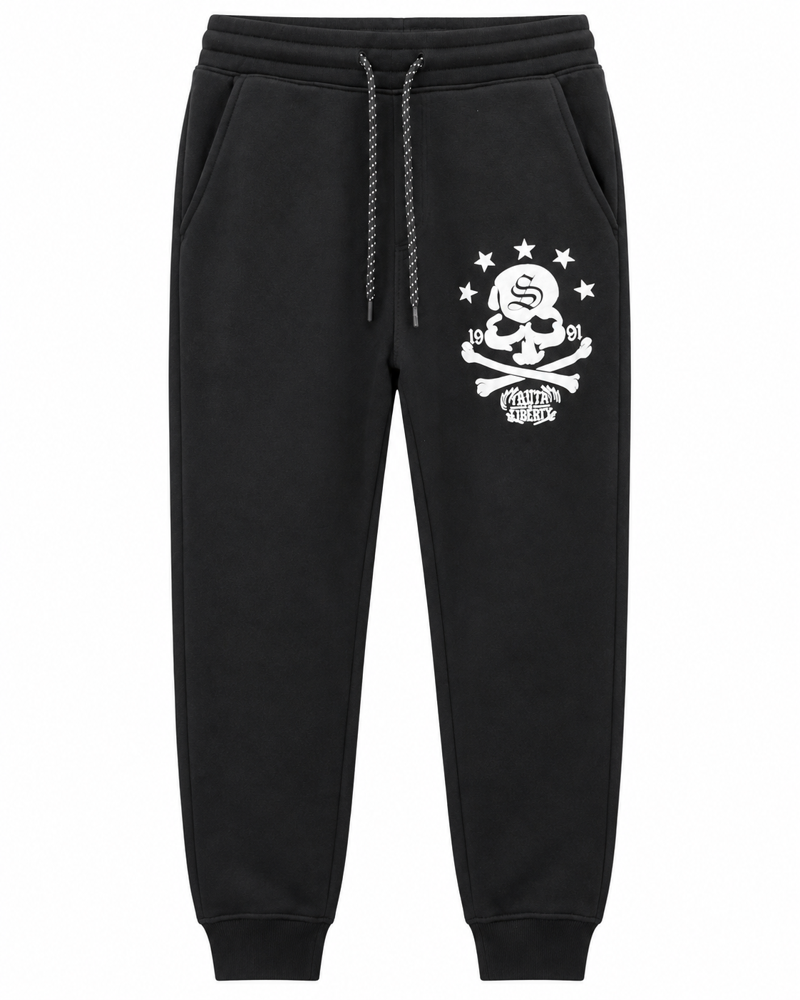 SOUTH POLE GRAPHIC SWEATPANTS BLACK - SM451682