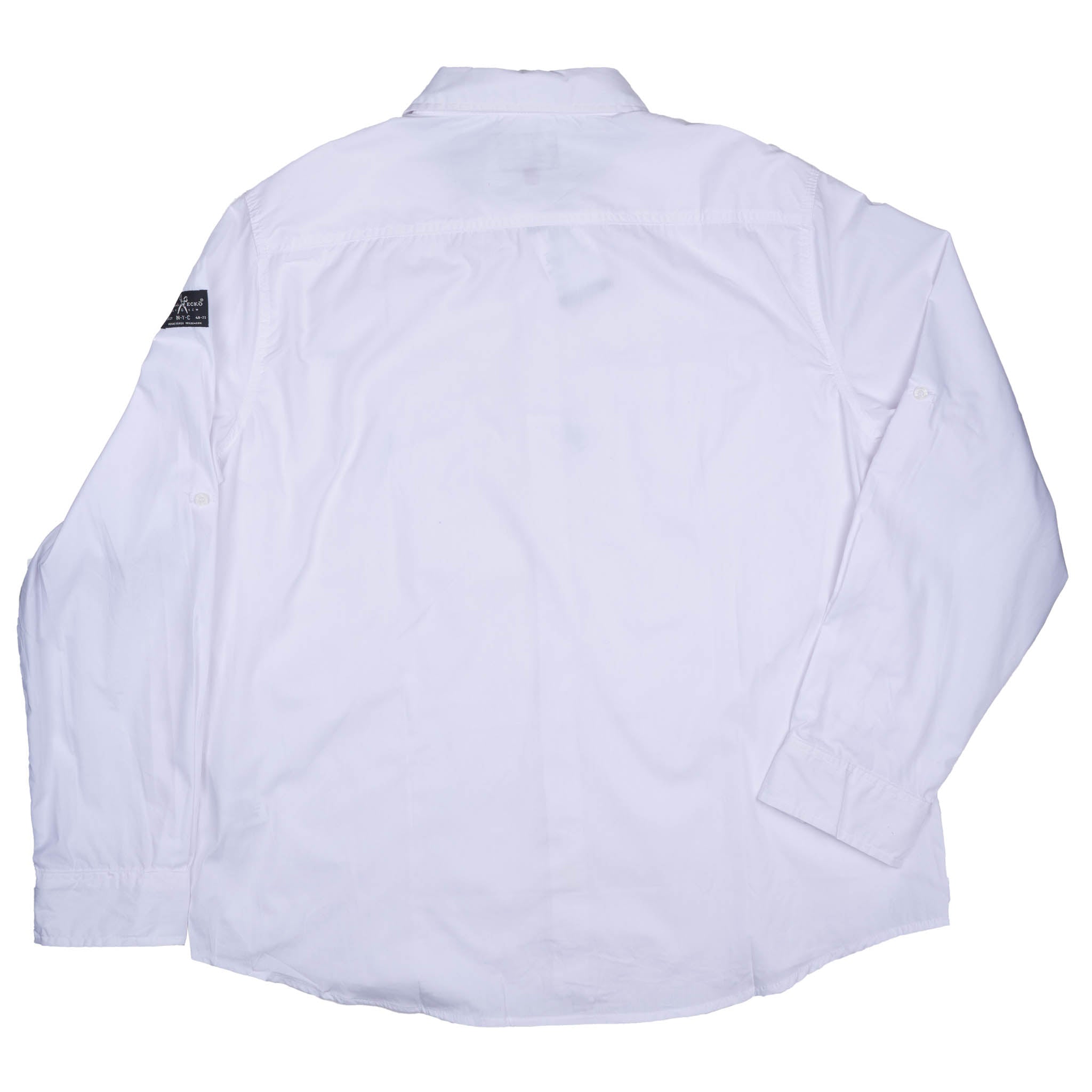 ECKO LONG SLEEVE BUTTON DOWN WHITE - 69LO5293