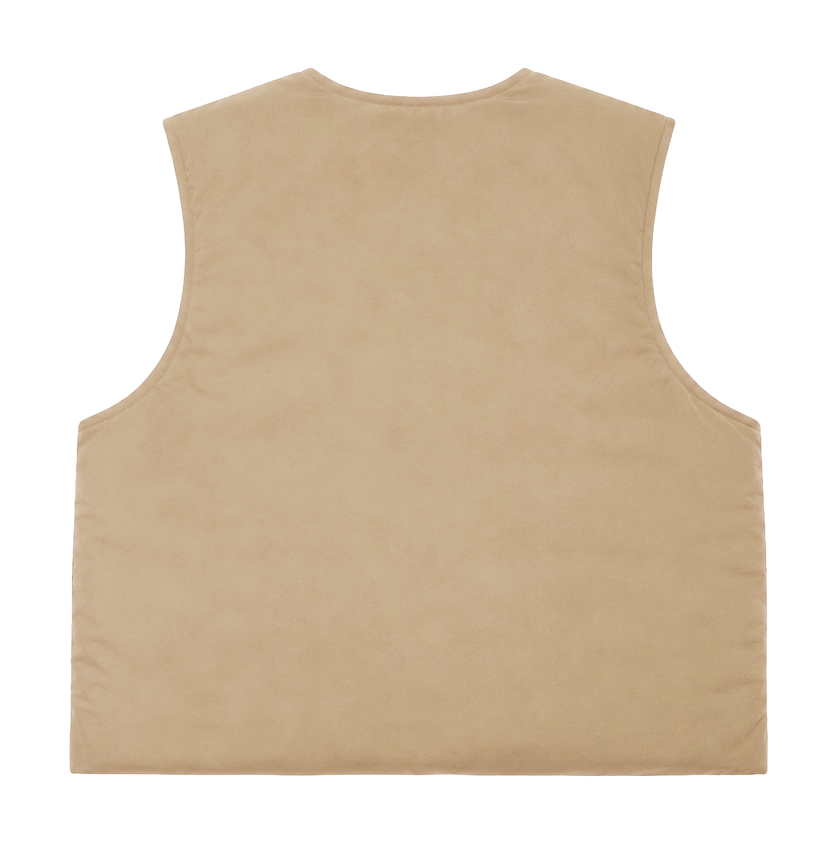 EPTM PUFF BOMBER CROP VEST KHAKI - EP11161