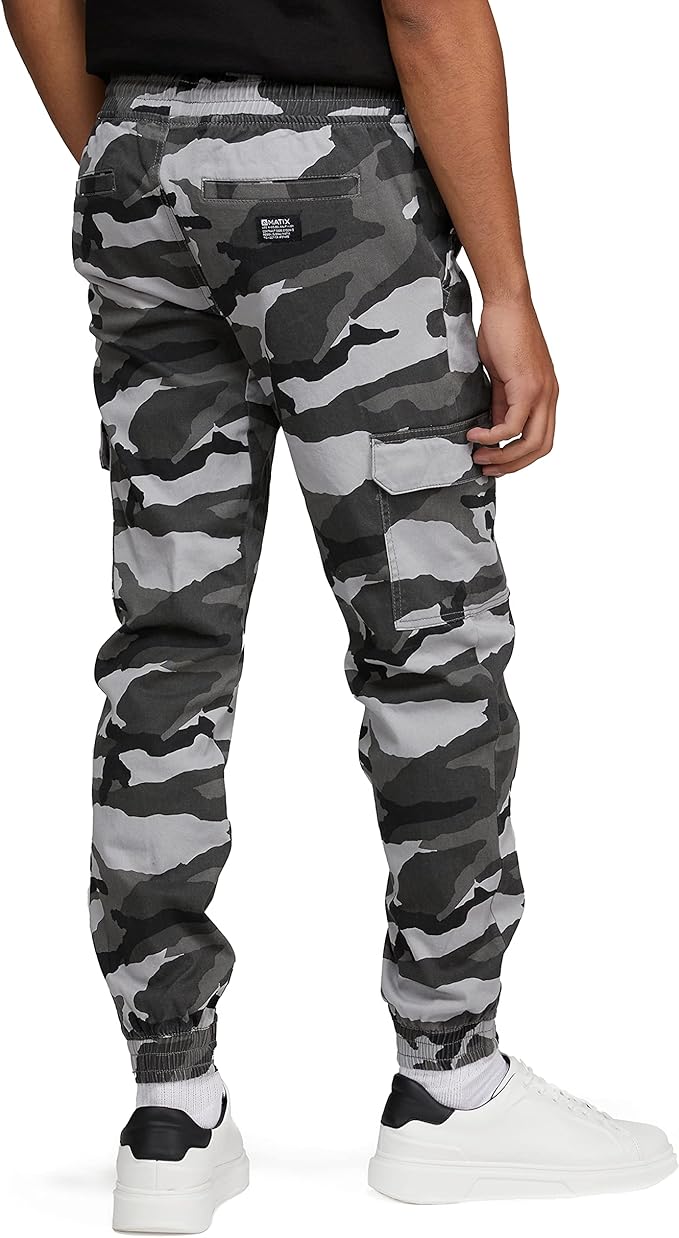 MATIX TWILL CARGO JOGGER PANTS STREET CAMO - MT31B37
