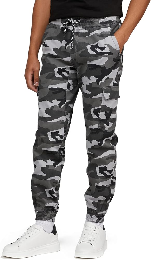 MATIX TWILL CARGO JOGGER PANTS STREET CAMO - MT31B37