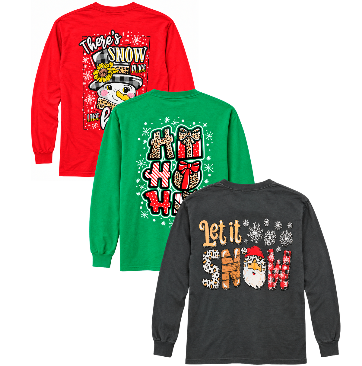 SOUTHERN Y'ALL HOLIDAY L/S SHIRTS ASST - SYLSTA