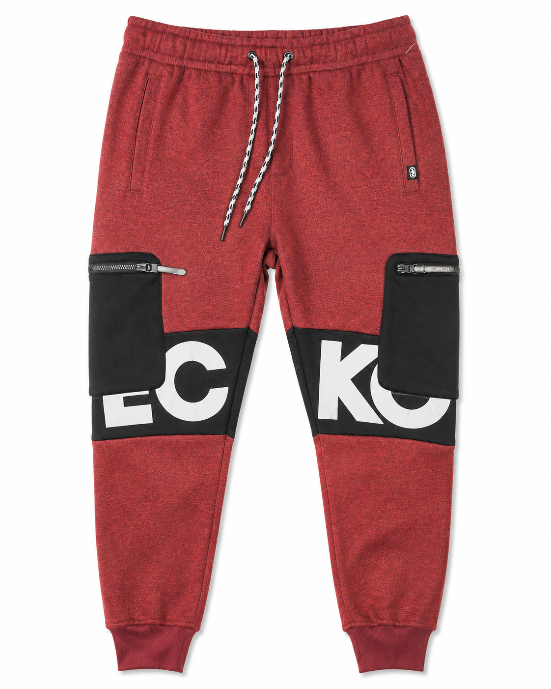 MARC ECKO JOGGER PANTS RED MARLED - EO12G738