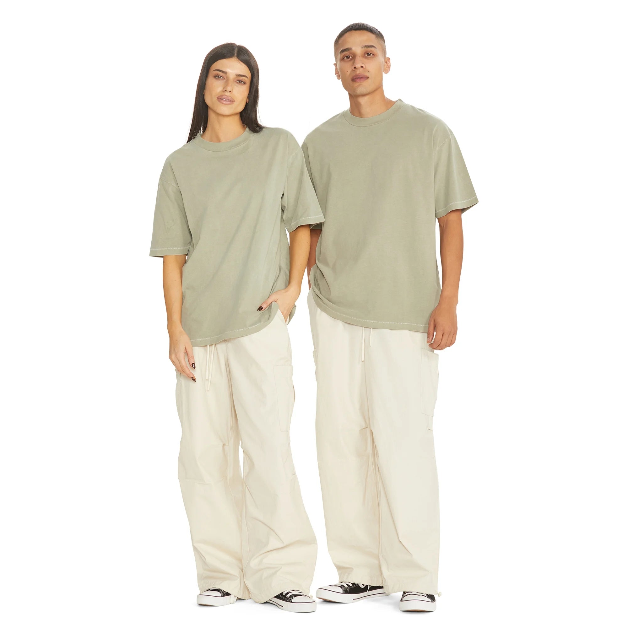 NO BOUNDARIES PARACHUTE PANTS LT BIRCH - NB15100133565B