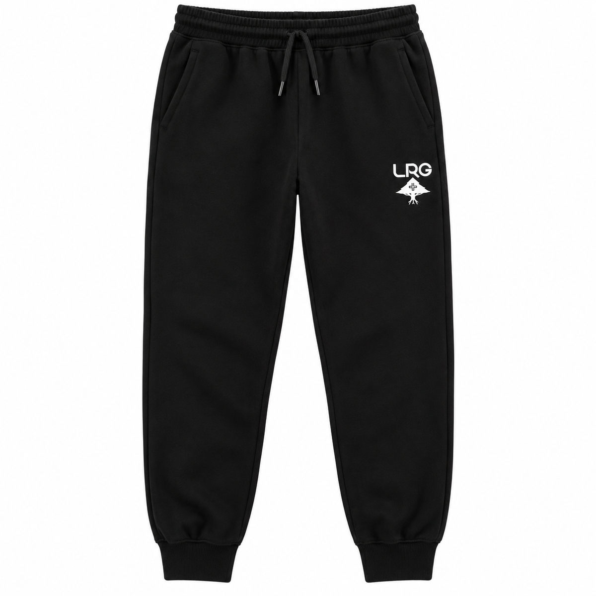 LRG GRAPHIC FLEECE JOGGER PANTS BLACK - L428MBSXX