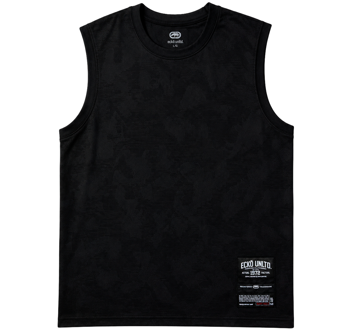 ECKO UNLTD ATHLETIC TANK TOP BLACK - EO15A116