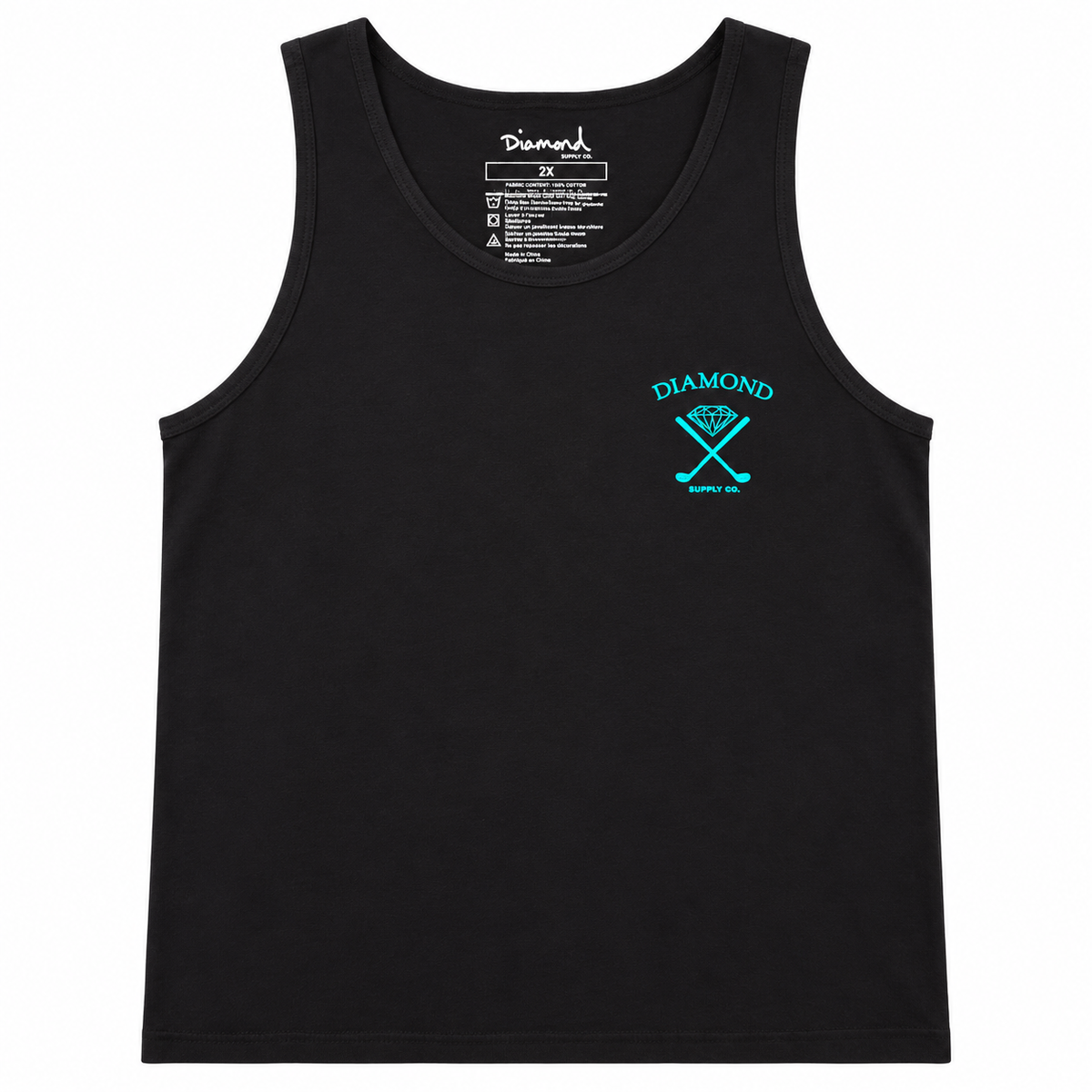 DIAMOND SUPPLY CO GRAPHIC TANK TOP BLACK - DMNDMTK043