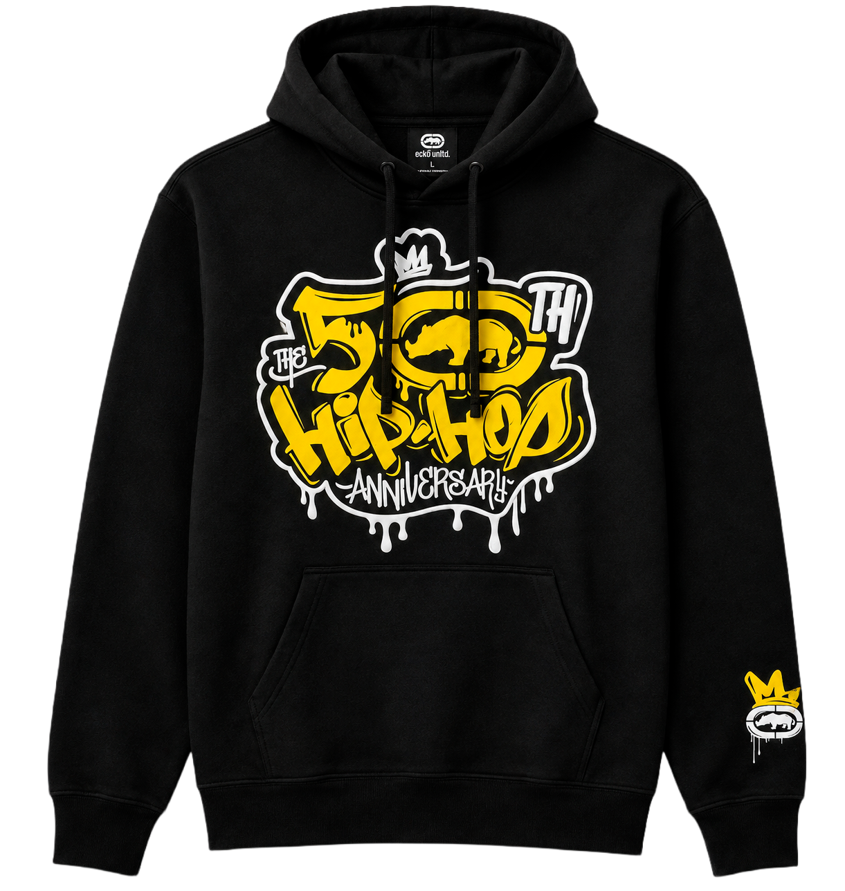 ECKO UNLTD FLEECE HOODIE BLACK - EH14H1111