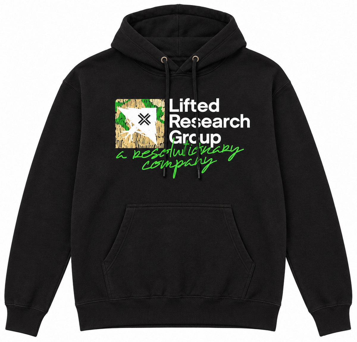 LRG GRAPHIC FLEECE HOODIE BLACK - L3LGMLOXX