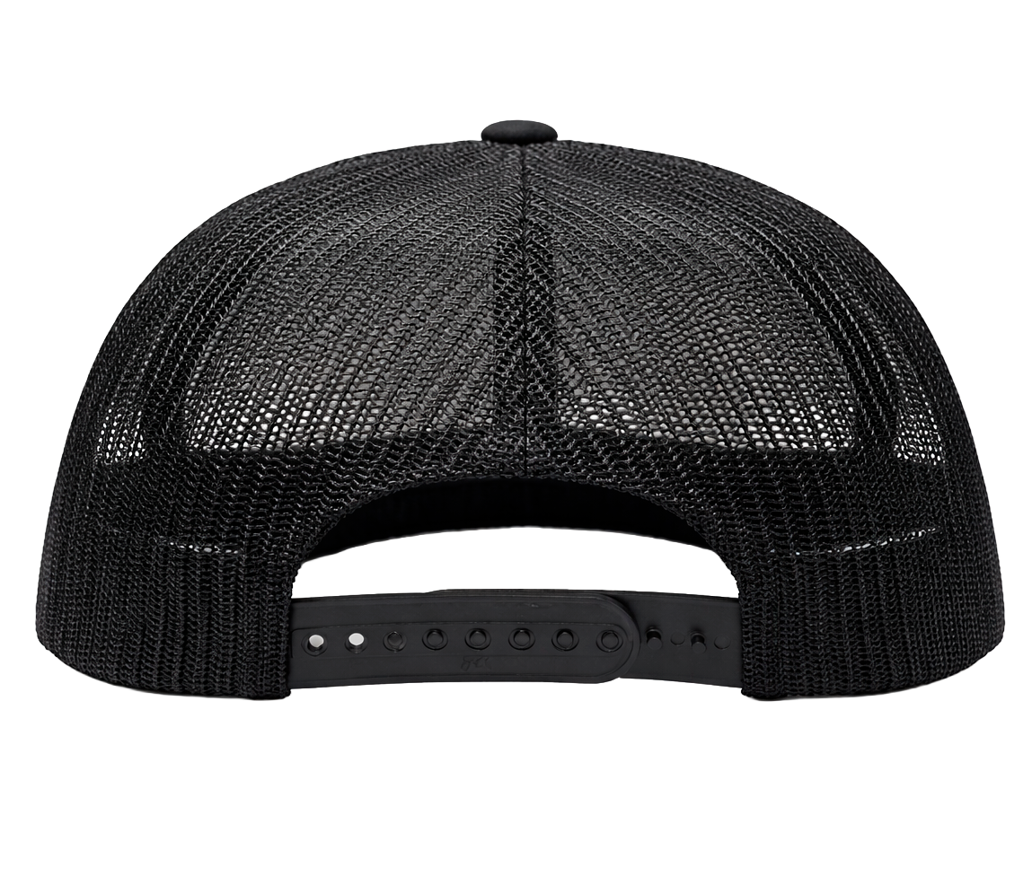 LICENSED GRAPHIC TRUCKER HAT BLACK - SHIELD