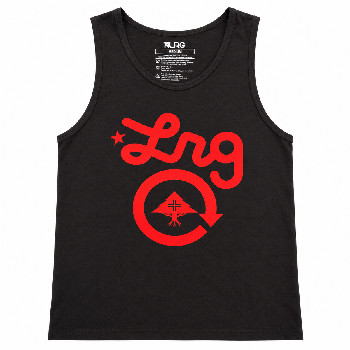 LRG GRAPHIC TANK TOP BLACK - L421MTKXX