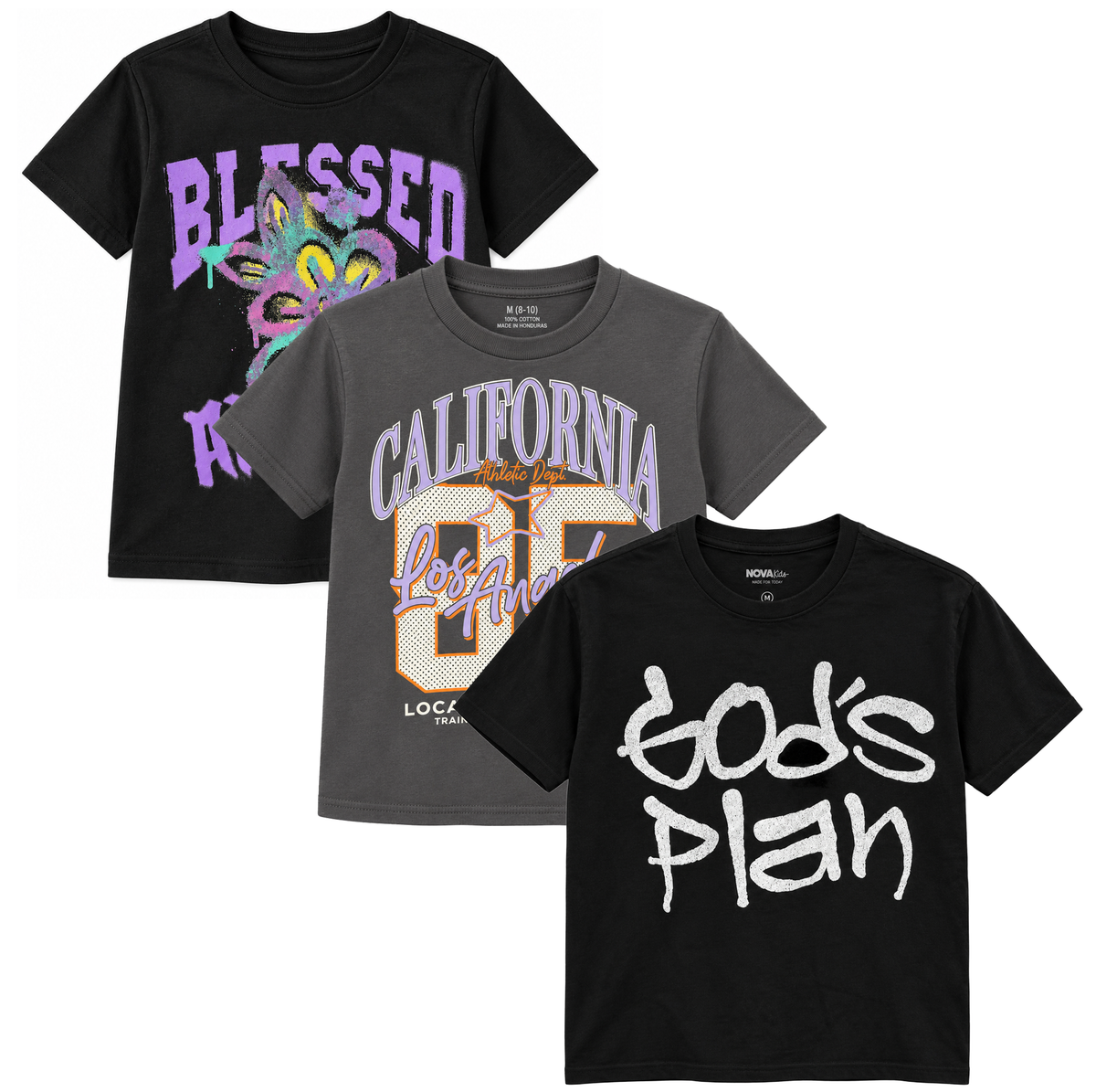 YOUTH BOY'S FASHION NOVA ASSORTED T-SHIRTS ASST - FNSSTB