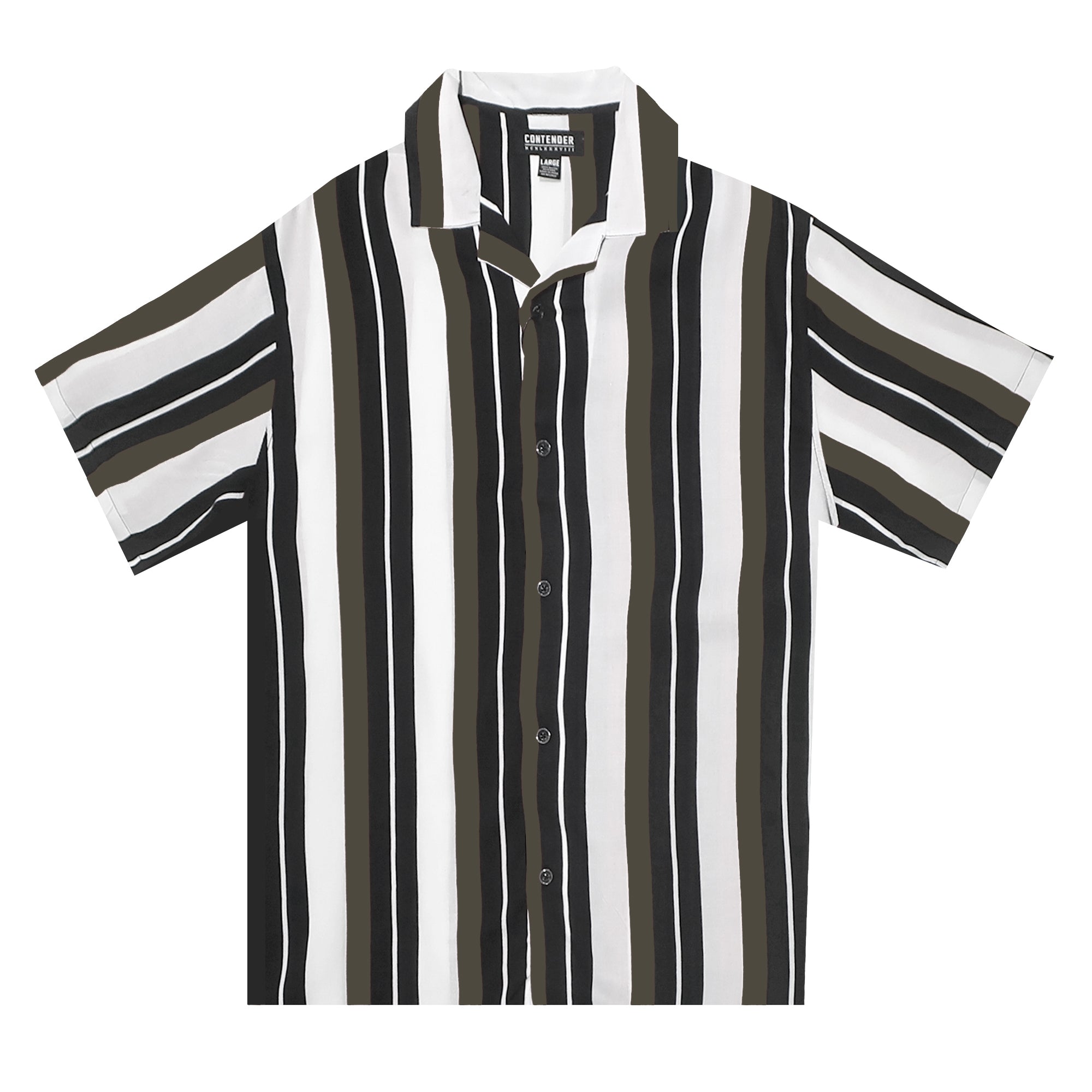 CONTENDER SHORT SLEEVE STRIPPED SHIRT - 9R501